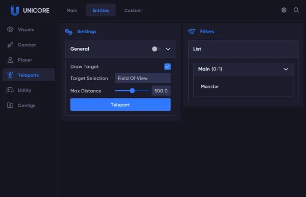 Zenless Zone Zero Unicore cheat menu screenshot 3