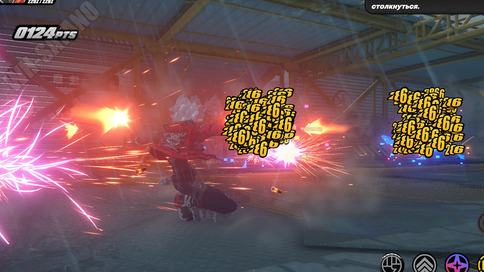 Unicore combat ESP inside a Zenless Zone Zero Hollow: Ethereal targets boxed with damage numbers flying while kill aura and rapid fire clear the pack